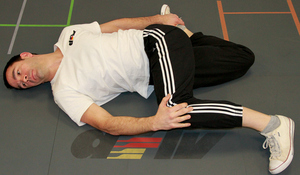 Dehnung Gluteus