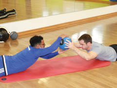 Medizinball-Workout
